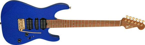 Guitare électrique Charvel Pro-Mod DK24 HSH 2PT Caramelized MN Mystic Blue - 3