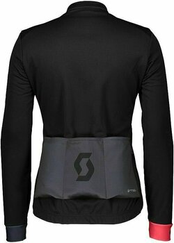 Cyklodres/ tričko Scott Women's RC Warm L/SL Dres Black/Azalea Pink L - 2