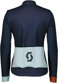 Cycling jersey Scott Women's RC Warm L/SL Jersey Blue Nights/Brown Clay XS - 2