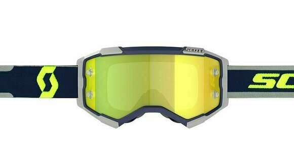 Cycling Glasses Scott Fury Blue/Grey/Yellow Chrome Cycling Glasses - 3