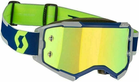 Cycling Glasses Scott Fury Blue/Grey/Yellow Chrome Cycling Glasses - 5