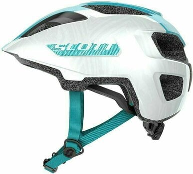 Casco de bicicleta para niños Scott Spunto Junior Pearl White/Breeze Blue 50-56 cm Casco de bicicleta para niños - 5