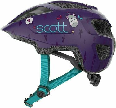 Kinder fahrradhelm Scott Spunto Kid Deep Purple/Blue Kinder fahrradhelm - 4