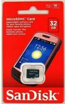 Minneskort SanDisk microSDHC Class 4 32 GB SDSDQM-032G-B35 Micro SDHC 32 GB Minneskort - 2