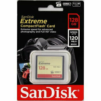 Muistikortti SanDisk Extreme CompactFlash 128 GB SDCFXSB-128G-G46 CompactFlash 128 GB Muistikortti - 3