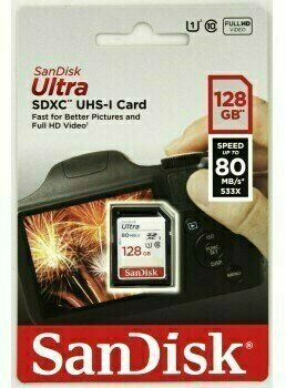 Carte mémoire SanDisk Ultra SDXC 128 GB SDSDUNC-128G-GN6IN SDXC 128 GB Carte mémoire - 4