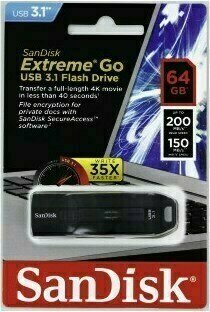 USB Flash Drive SanDisk Cruzer Extreme GO 64 GB SDCZ800-064G-G46 - 5