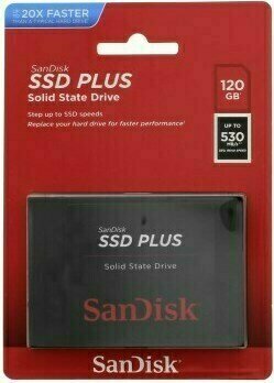 Interne harde schijf SanDisk SSD Plus 120 GB SDSSDA-120G-G27 SSD 120 GB SATA III Interne harde schijf - 4