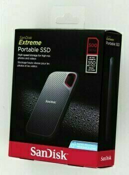 Ulkoinen kiintolevy SanDisk SSD Extreme Portable 500 GB SDSSDE60-500G-G25 SSD 500 GB Ulkoinen kiintolevy - 6