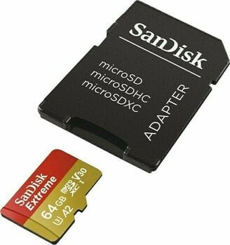 Memóriakártya SanDisk Extreme microSDXC 64 GB SDSQXA2-064G-GN6MA Micro SDXC 64 GB Memóriakártya - 2