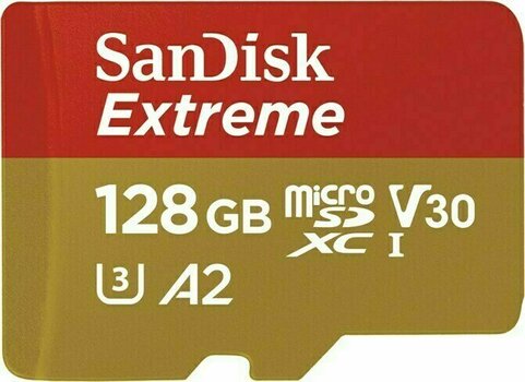 Cartão de memória SanDisk Extreme microSDXC 128 GB SDSQXA1-128G-GN6MA Micro SDXC 128 GB Cartão de memória - 3