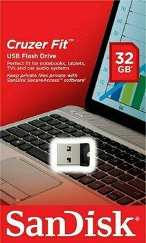 Unidade Flash USB SanDisk Cruzer Fit 32 GB SDCZ33-032G-G35 32 GB Unidade Flash USB - 5