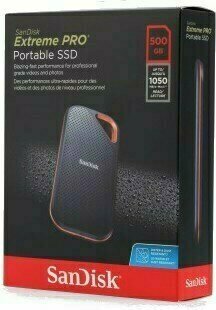 Ulkoinen kiintolevy SanDisk SSD Extreme PRO Portable 500 GB SDSSDE80-500G-G25 Ulkoinen kiintolevy - 8