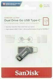USB-flashdrev SanDisk Ultra Dual GO 128 GB SDDDC3-128G-G46 128 GB USB-flashdrev - 7
