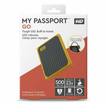 Disque dur externe WD My Passport Go SSD 500 GB WDBMCG5000AYT-WESN SSD 500 GB Disque dur externe - 9