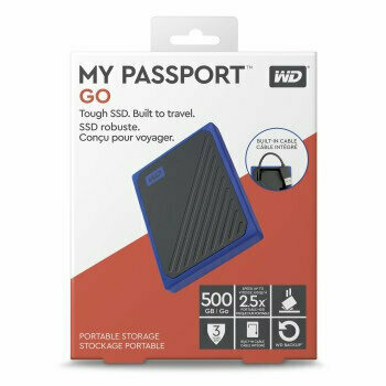 Disque dur externe WD My Passport Go SSD 500 GB WDBMCG5000ABT-WESN SSD 500 GB Disque dur externe - 9