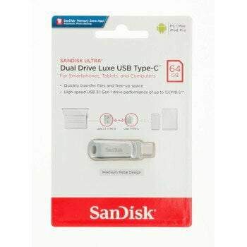 Clé USB SanDisk Ultra Dual Drive Luxe 64 GB SDDDC4-064G-G46 64 GB Clé USB - 8