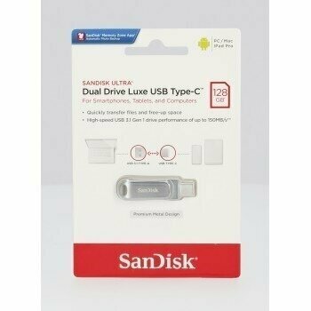 USB flash meghajtó SanDisk Ultra Dual Drive Luxe 128 GB SDDDC4-128G-G46 128 GB USB flash meghajtó - 8