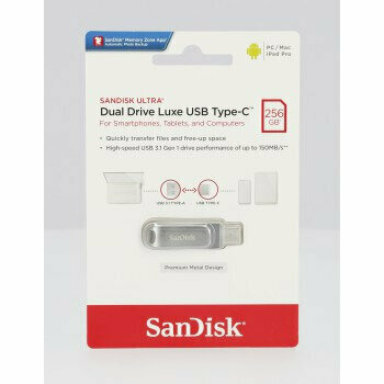 Unidade Flash USB SanDisk Ultra Dual Drive Luxe 256 GB SDDDC4-256G-G46 256 GB Unidade Flash USB - 8