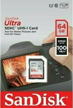 Memóriakártya SanDisk Ultra SDXC UHS-I 64 GB SDSDUNR-064G-GN6IN SDXC 64 GB Memóriakártya - 4