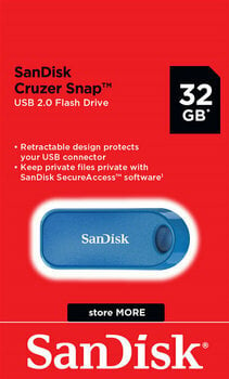 Unidade Flash USB SanDisk Cruzer Snap Global 32 GB SDCZ62-032G-G35B 32 GB Unidade Flash USB - 2