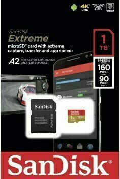 Cartão de memória SanDisk Extreme Micro 1 TB SDSQXA1-1T00-GN6MA Micro SDXC 1 TB Cartão de memória - 3
