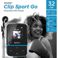 Kapesní hudební přehrávač SanDisk MP3 Clip Sport GO MP3 přehrávač 32 GB Blue - 3
