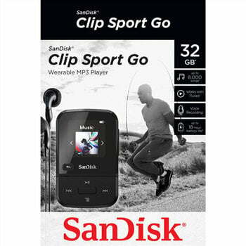 Vreckový hudobný prehrávač SanDisk MP3 Clip Sport GO 32 GB Čierna - 4
