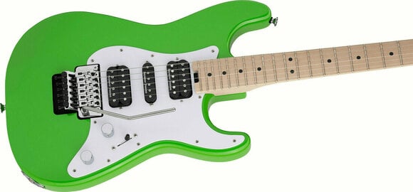 Electric guitar Charvel Pro-Mod So-Cal Style 1 HSH FR MN Slime Green - 5
