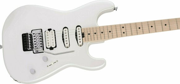 Electric guitar Charvel Pro-Mod San Dimas Style 1 HSS FR MN Blizzard Pearl (Just unboxed) - 4