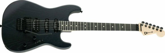 Electric guitar Charvel Pro-Mod San Dimas Style 1 HSS FR Sassafras EB Satin Black - 3