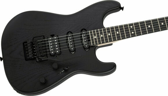 Elektromos gitár Charvel Pro-Mod San Dimas Style 1 HSS FR Sassafras EB Satin Black - 4