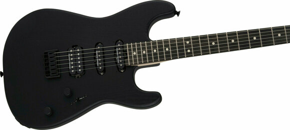 Electric guitar Charvel Pro-Mod San Dimas Style 1 HSS HT Sassafras EB Satin Black - 4