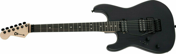 Electric guitar Charvel Pro-Mod San Dimas Style 1 HH FR LH Sassafras EB Satin Black - 3
