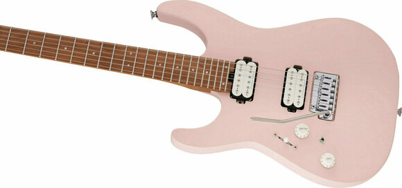 Electric guitar Charvel Pro-Mod DK24 HH 2PT LH Caramelized MN Satin Shell Pink - 6