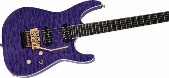 Electric guitar Jackson Pro Series Soloist SL2Q MAH EB Transparent Purple Burst - 5