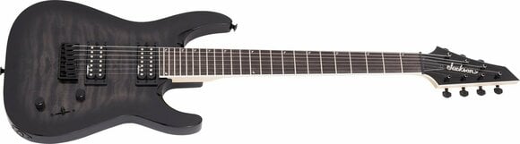Guitarra elétrica Jackson JS Series Dinky Arch Top JS22Q-7 DKA HT AH Transparent Black Burst - 3
