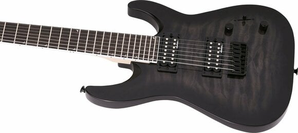 Guitarra elétrica Jackson JS Series Dinky Arch Top JS22Q-7 DKA HT AH Transparent Black Burst - 6
