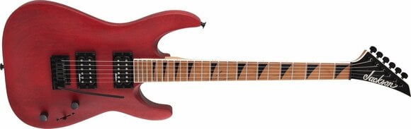 Gitara elektryczna Jackson JS Series Dinky Arch Top JS24 DKAM Caramelized MN Red Satin - 4
