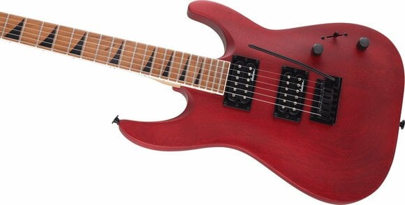 Guitarra elétrica Jackson JS Series Dinky Arch Top JS24 DKAM Caramelized MN Red Satin - 6