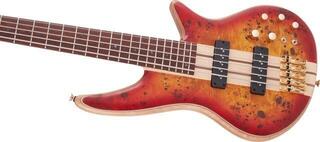 5 strunska bas kitara Jackson Pro Series Spectra Bass SB V JA Cherry Burst 5 strunska bas kitara - 4