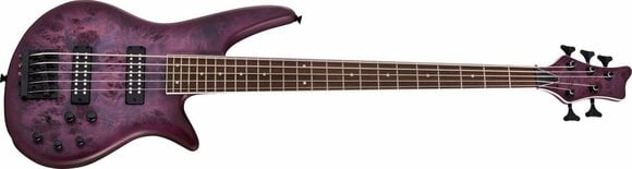 5-saitiger E-Bass, 5-Saiter E-Bass Jackson X Series Spectra Bass SBXP V IL Transparent Purple Burst - 3