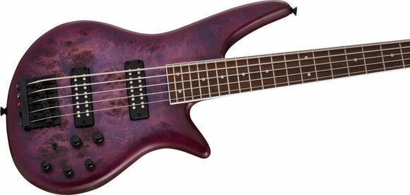 Baixo de 5 cordas Jackson X Series Spectra Bass SBXP V IL Transparent Purple Burst - 5