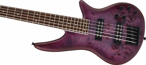 5-saitiger E-Bass, 5-Saiter E-Bass Jackson X Series Spectra Bass SBXP V IL Transparent Purple Burst - 6