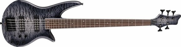 5-strenget basguitar Jackson X Series Spectra Bass SBXQ V IL Transparent Black Burst - 4
