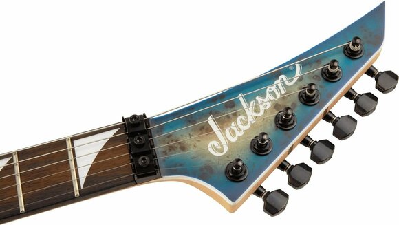 Guitarra elétrica Jackson MJ Series Dinky DKRP EB Transparent Blue Burst (Apenas desembalado) - 7
