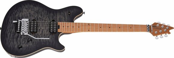 Chitarra Elettrica EVH Wolfgang Special QM Baked MN Charcoal Burst - 3