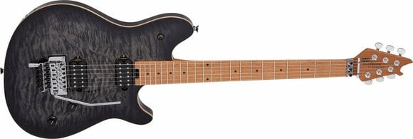 Electric guitar EVH Wolfgang Special QM Baked MN Charcoal Burst - 4