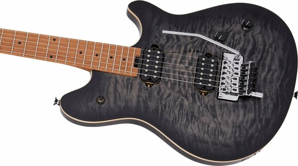 Electric guitar EVH Wolfgang Special QM Baked MN Charcoal Burst - 6