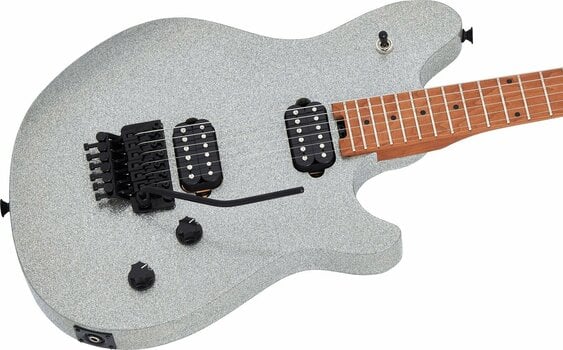 Guitare électrique EVH Wolfgang Standard Baked MN Silver Sparkle - 5